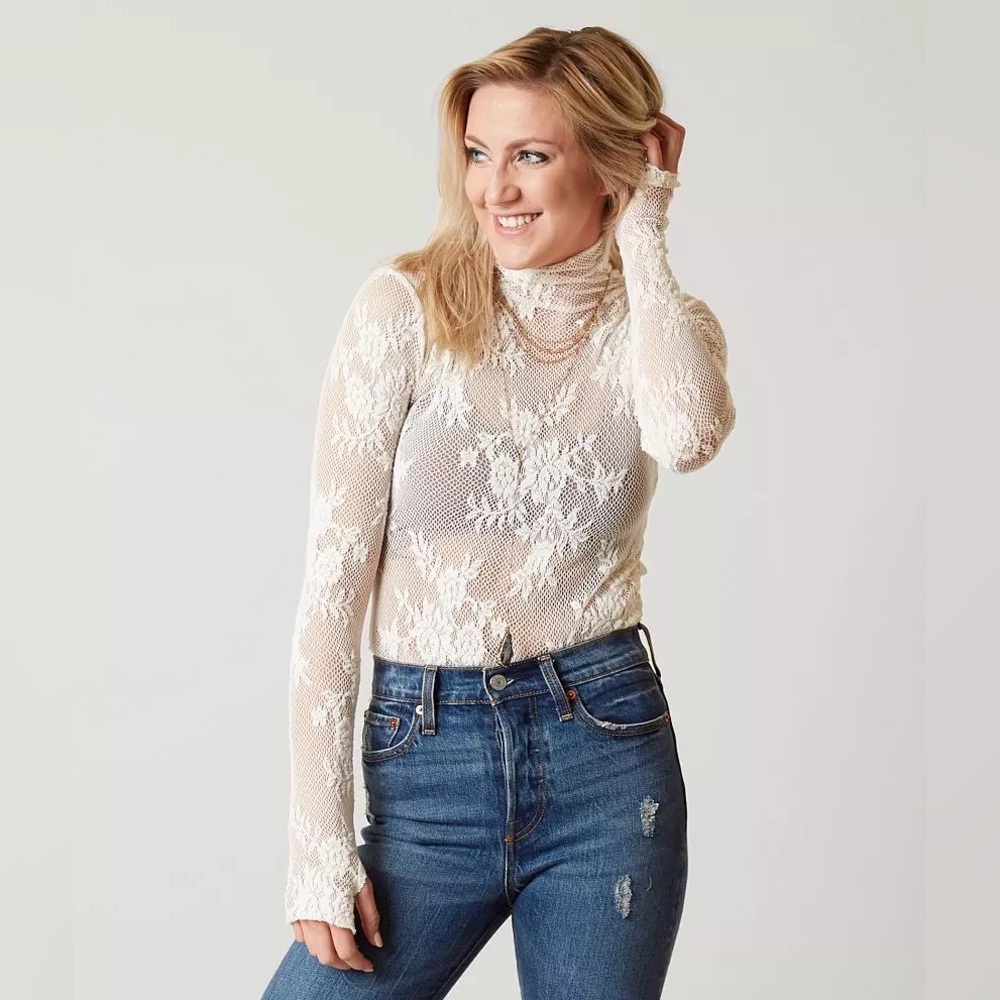 Free People Sweet Secret Top in Ivory
